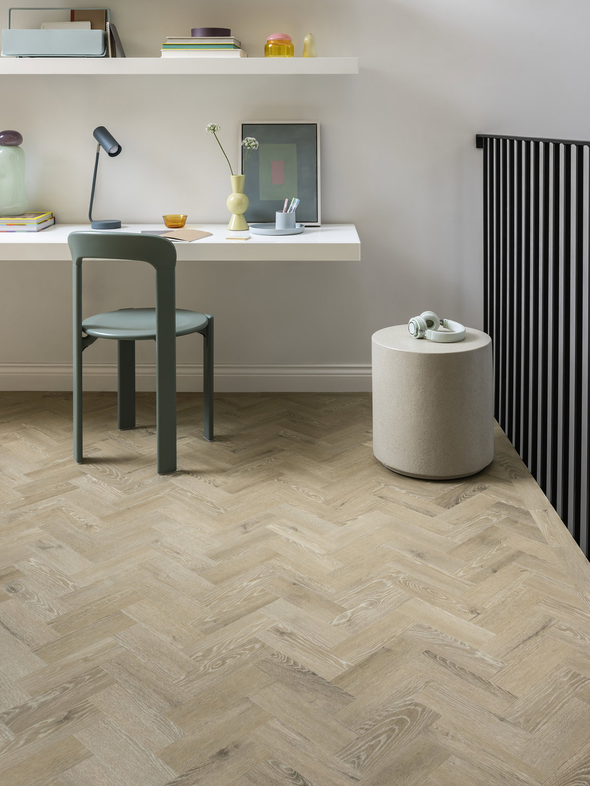 Hartland Oak in Small Parquet: Amtico Spacia LVT Design flooring